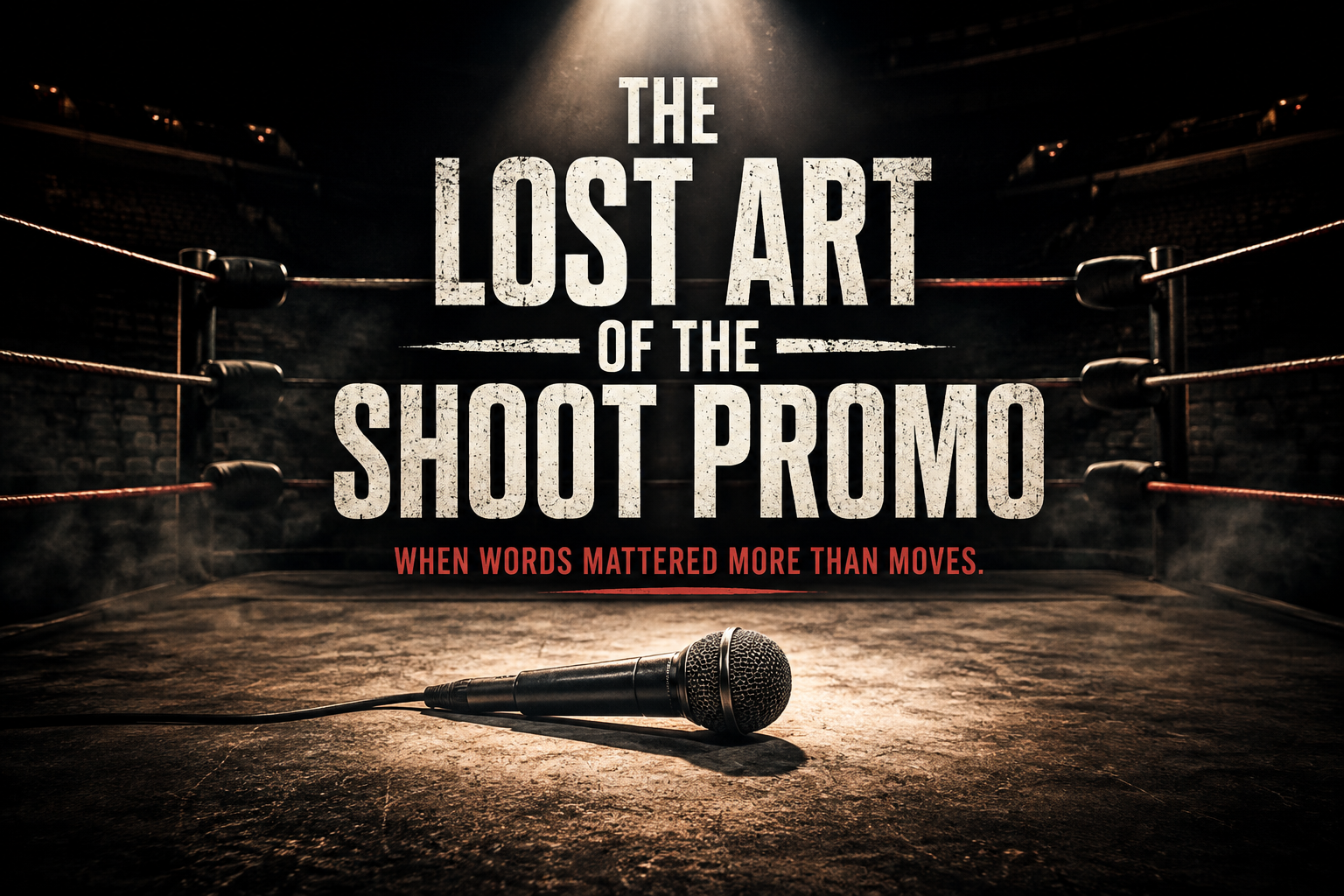 The Lost Art of the Shoot Promo